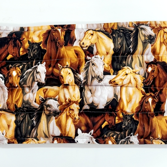 Therapeutic heating-cooling rice bag, rice bag, heat pad, cold pack, Horses - Picture 2 of 4